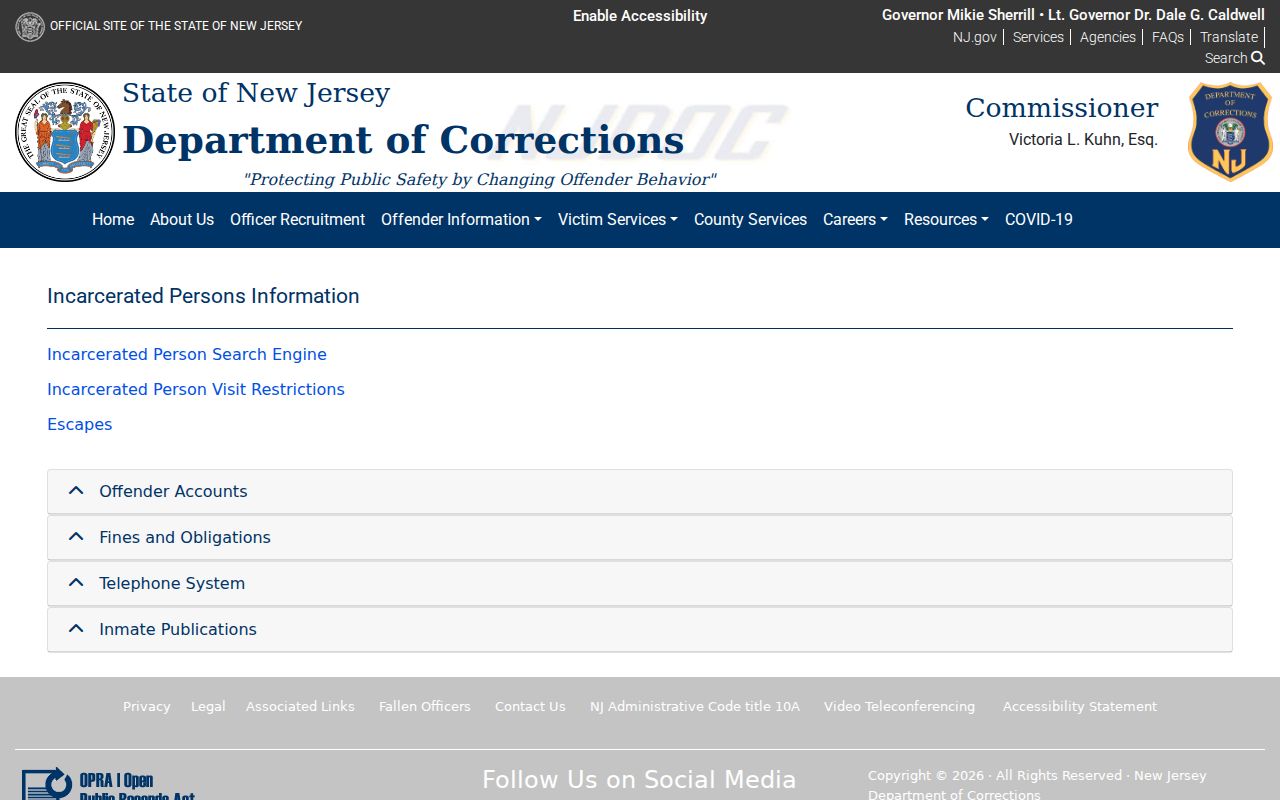 Maplewood residents directory New Jersey offender information search